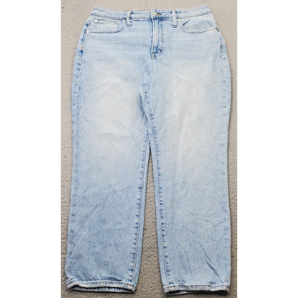 Madewell The Curvy Perfect Vintage Jeans Womens 31P Blue Denim Streetwear Grunge